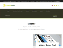 Tablet Screenshot of lemoncode.net